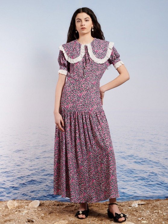 Sea Grass Midi Dress