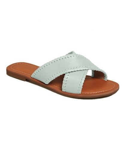 Jack Rogers Mint Sloane X-Band Leather Sandal - Women | Best Price and Reviews | Zulily