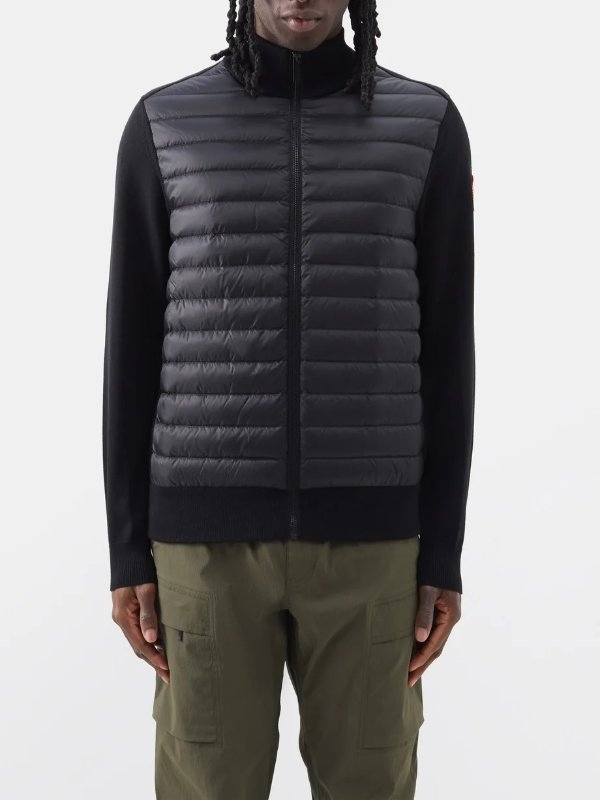 Hybridge quilted-shell and wool down jacket | Canada Goose