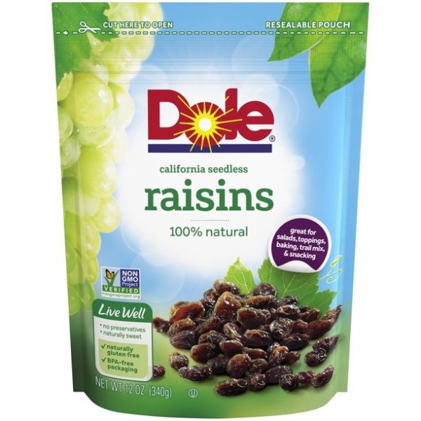 California Raisins, Seedless, 12 oz