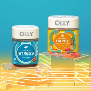 独家：OLLY 改善心情舒缓压力保健品促销