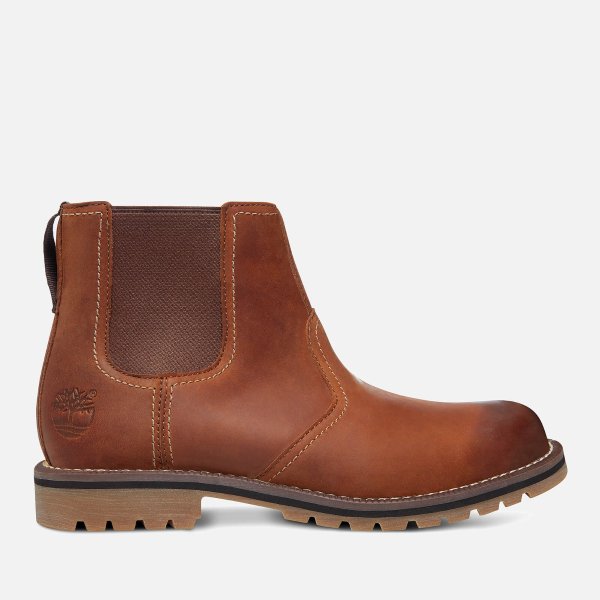 Timberland Men's Larchmont Nubuck Chelsea Boots - Medium Brown