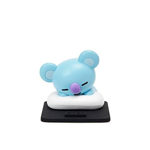 Official Merchandise by Line Friends - KOYA Character Cell Mobile Phone Stand Holder Cradle, Blue