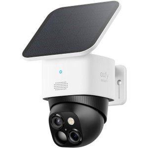 限今天：eufy Security SoloCam S340 360°云台 太阳能 智能监控摄像头