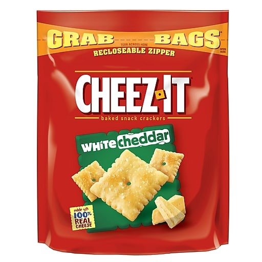 Cheez-It 白切达烤小脆饼干7oz家庭裝6包