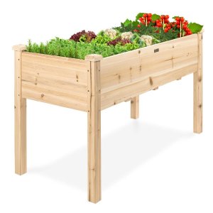 Best Choice Products Raised Garden Bed, 48x24x30In