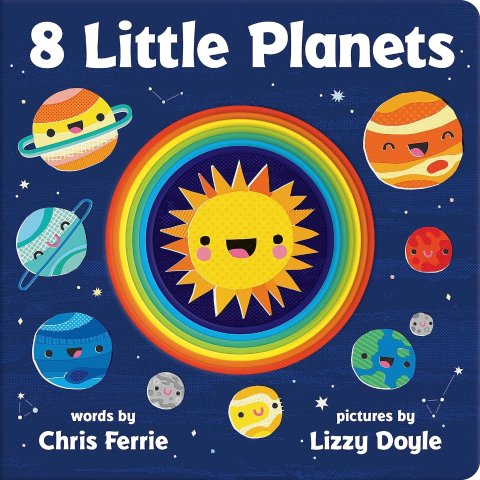 8 Little Planets: A Solar System Book for Kids with Unique Planet Cutoutsamsonite