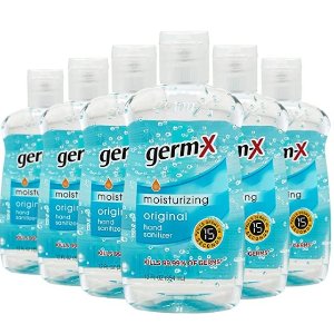 手慢无：Germ-X​​ 免洗洗手液，12oz（6瓶装）