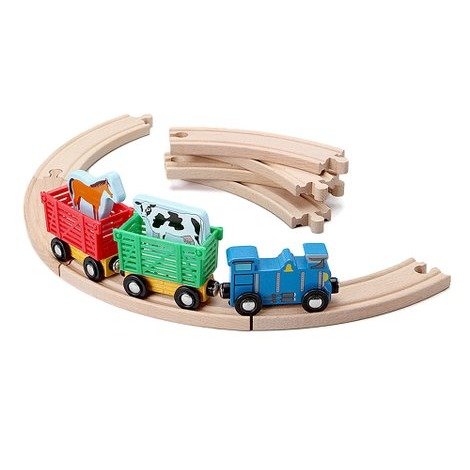 木质火车轨道玩具