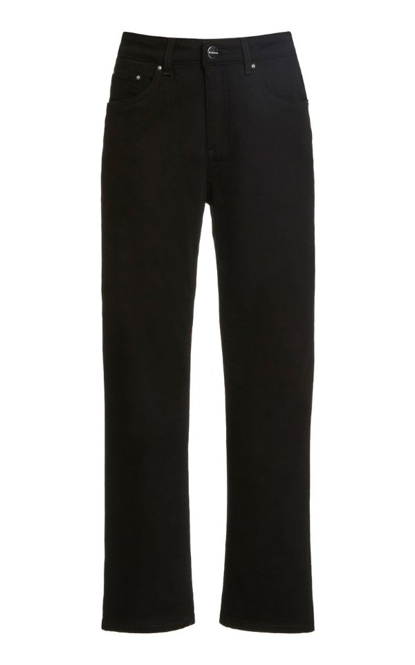 Rigid Mid-Rise Straight-Leg Jean