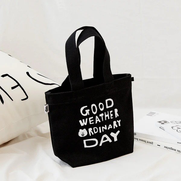 with INAPSQUARE Good Weather Mini Eco Tote Bag