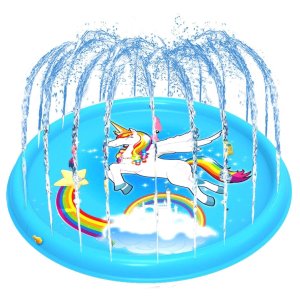 史低价：BATTOP 68英寸户外儿童喷水池，戏水必备