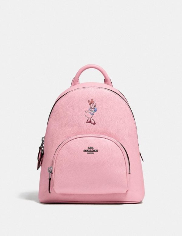 Disney X Coach Carrie Backpack 23 With Daisy Duck Motif
