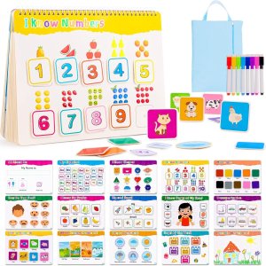 Foayex Busy Book for Kids Montessori Learning