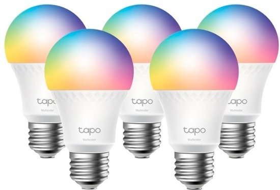 - Tapo E26 Wi-Fi Smart LED Bulb (5-Pack) - Multicolor