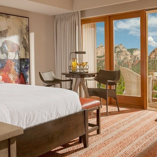 $149 & up—Get stunning red rock views from this Sedona hotel