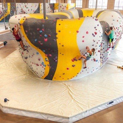 One Day Pass for One or Two Adults with Shoe Rental at Momentum Indoor Climbing (51% Off)
