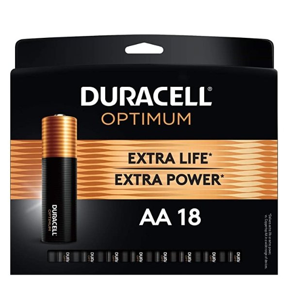 Optimum AA Batteries | 18 Count Pack