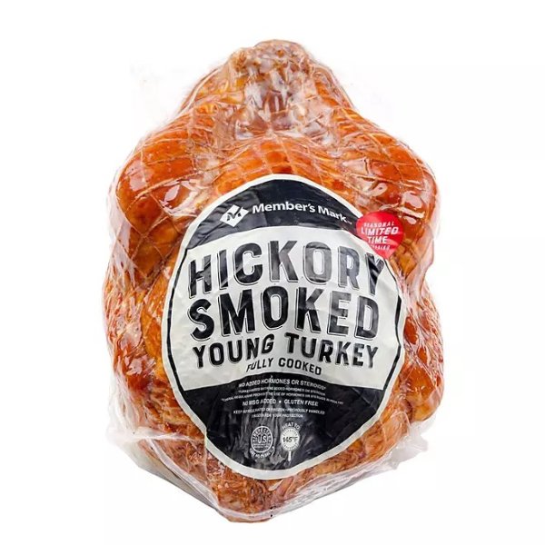 Member's Mark Hickory Smoked Fully Cooked Whole Turkey (10-16 lbs.) - Sam's Club