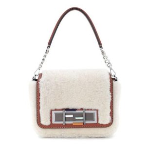 Fendi  3Baguette Shearling Fur Shoulder Bag @ Bergdorf Goodman