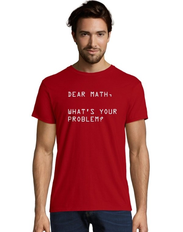 Men's Dear Math Short Sleeve Graphic T-Shirt