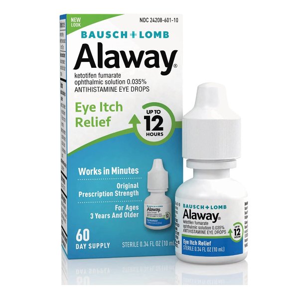 Allergy Eye Itch Relief Eye Drops by Alaway, Antihistamine, 10 mL