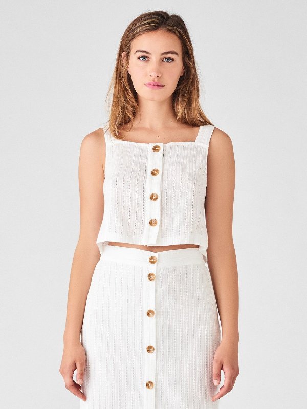 Park Place Top | White Eyelet
