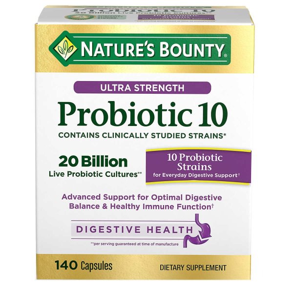 Ultra Strength Probiotic 10, 140 Capsules