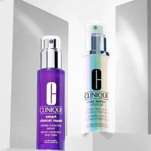 即将截止：Clinique 全场护肤美妆热卖 镭射精华$41起 粉底$9起