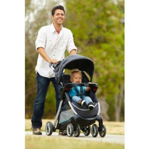 Graco FastAction Fold Classic Connect Stroller,Bermuda