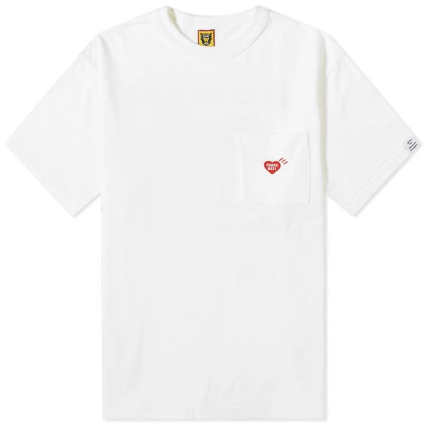 Human Made Tiger Pocket T-ShirtWhite Human Made 爱心短袖$69.00 超 