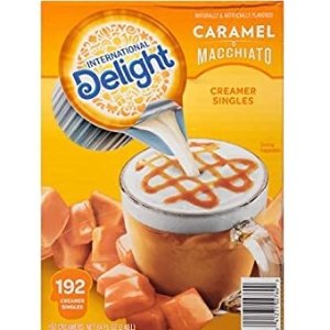 International Delight Coffee Creamer Singles, Caramel Macchiato, 192 Count