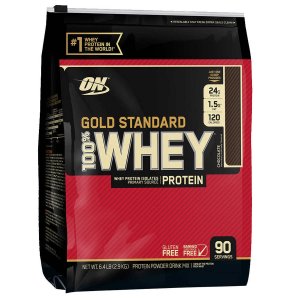 6.4磅 Optimum Nutrition Gold Standard 100% 分离乳清蛋白粉 香草/巧克力