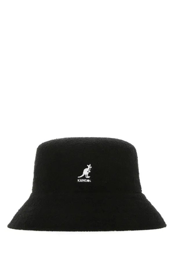 Black leather Bermuda hat