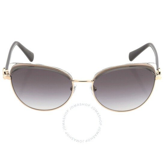 Grey Gradient Cat Eye Sunglasses BV 6158B 20148G 56