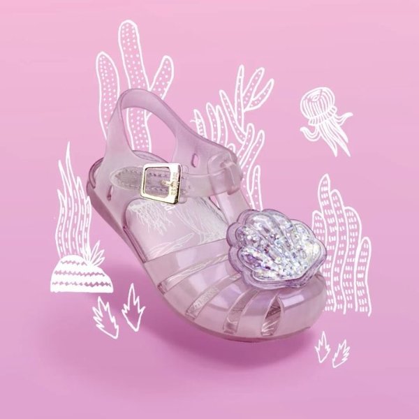 Mini Melissa Baby's Girl's & Little Girl's Aranha XII Shell Shoes