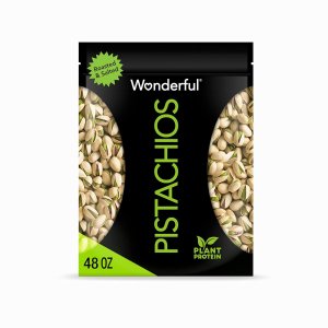 Wonderful Pistachios, Roasted and Salted, 48 Ounce Bag
