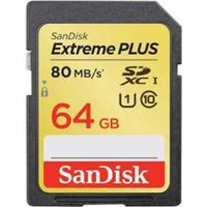 Sandisk Extreme Plus 80MB/s Class 10 SDHC Memory Cards