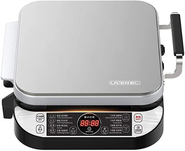 All in One Electric Griddle Nonstick Stainless Steel, Deluxe