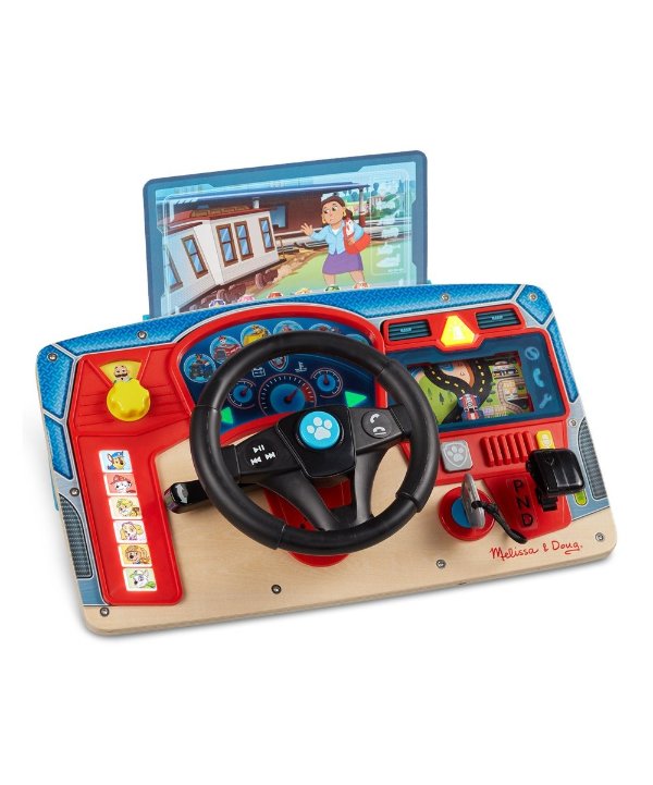 PAW Patrol Red & Blue Wooden Dashboard Toy