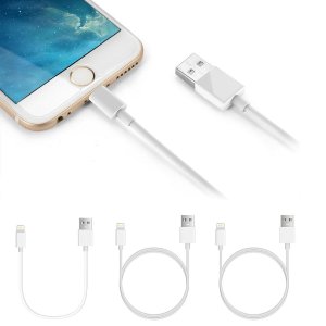 3 Pack iPhone Charger Cables 1 x 1ft, 2 x 3ft