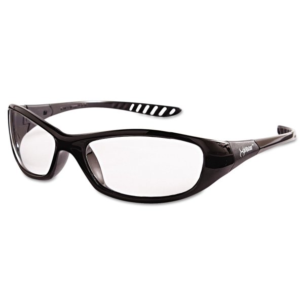 KleenGuard, KCC20539, V40 Hellraiser Safety Eyewear, 1 Each, Clear Lens,Black Frame