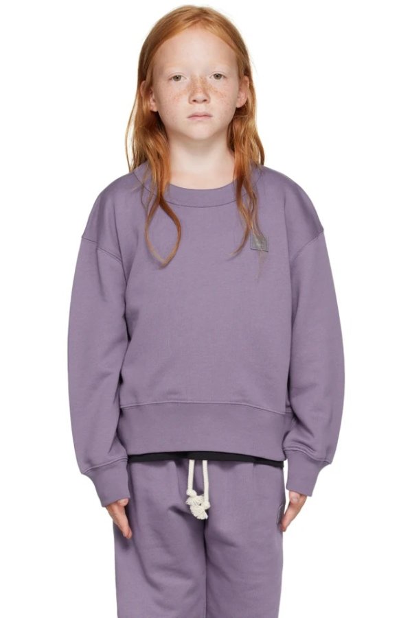 Kids Purple Patch Sweatshirt