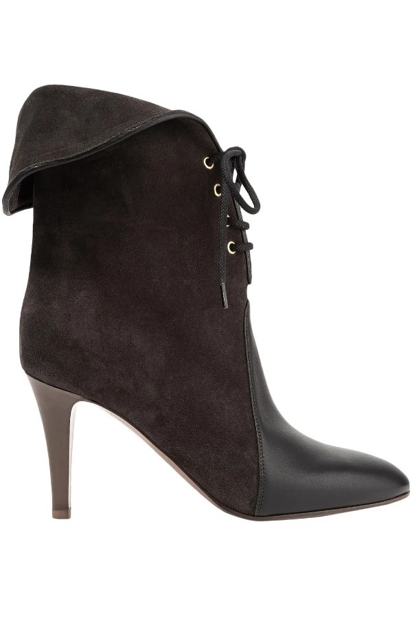 Kole Palmer suede and leather ankle boots