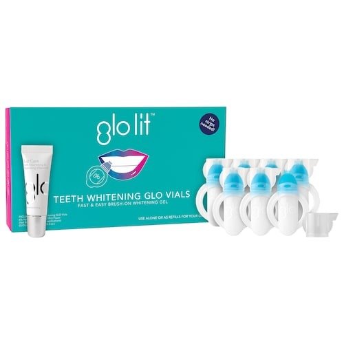 GLO Lit™ Teeth Whitening Vials 7 Pack + Lip Care