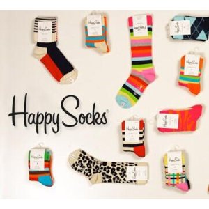 Happy Socks精选特价区可爱图案袜子热卖