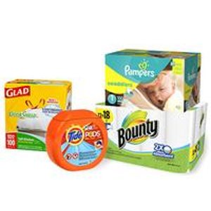 with $40 select household products purchase @ Target
