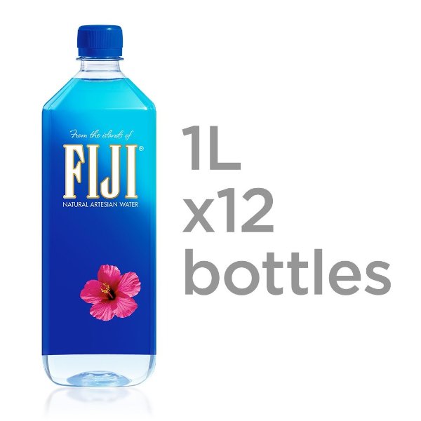 Fiji Natural Artesian Water, 33.8 Fl Oz, 12 Ct