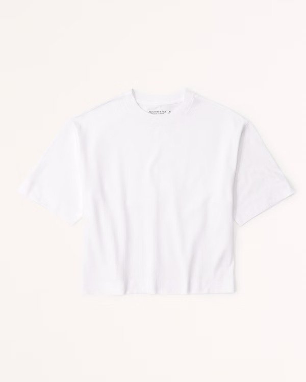 Women's Essential Short-Sleeve Wedge Tee | Women's Up To 25% Off Select Styles | Abercrombie.com