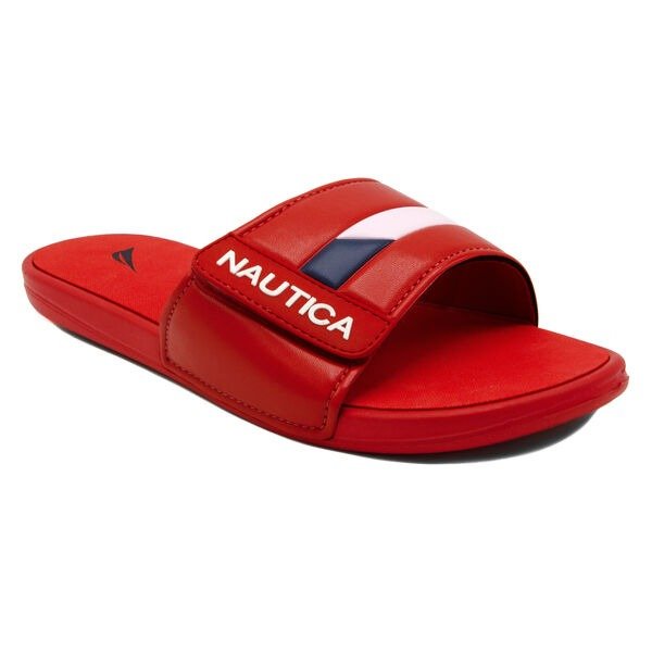 COLORBLOCK LOGO SLIDE SANDAL